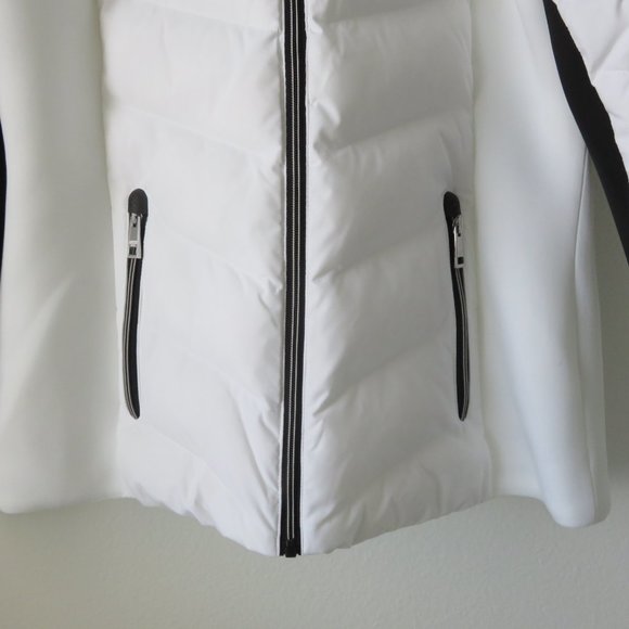 Michael Kors White Winter Coat Designer MK Jacket - Picture 2 of 9